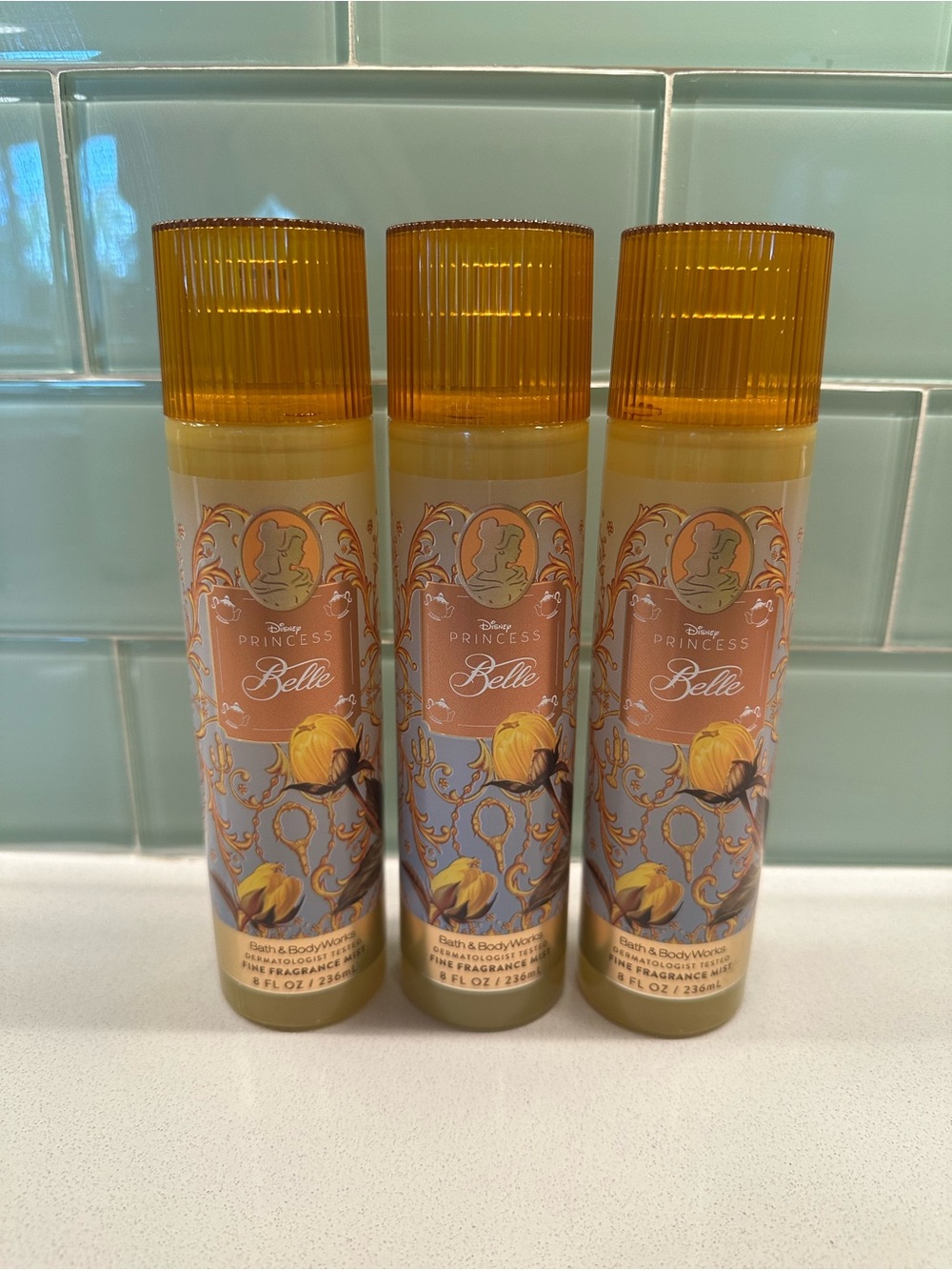Bath & Body Works Disney Princess Belle Spray set of three